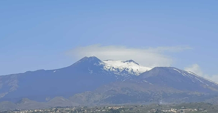 Blick auf den Vulkan Ã„tna auf Sizilien